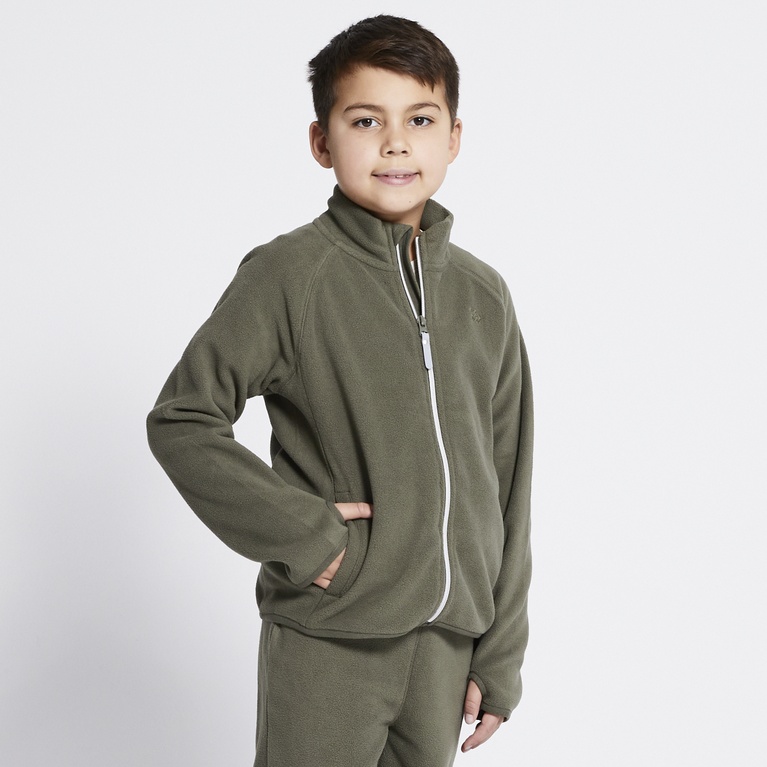 Fleece jacket "Funäs" Khaki Green
